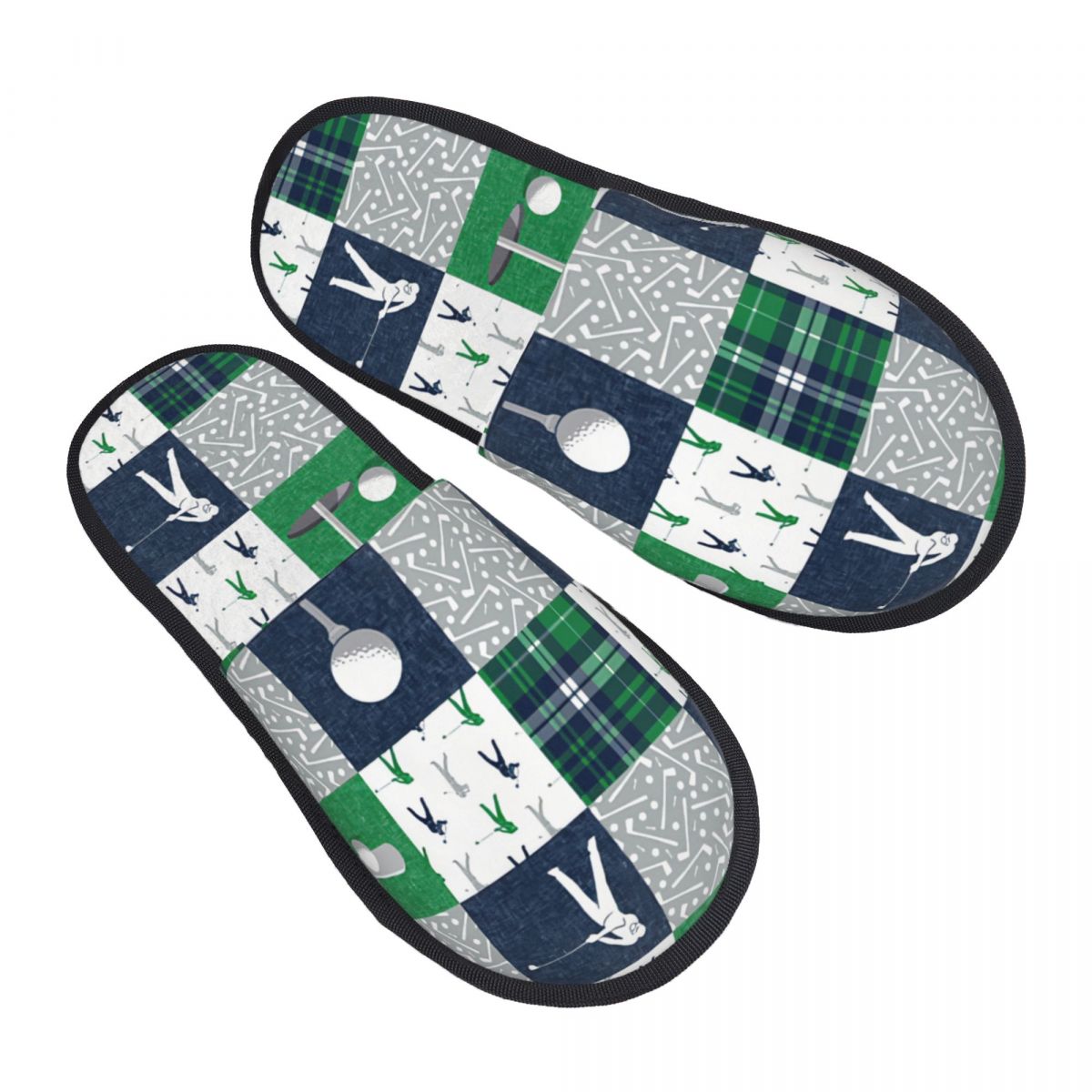 Spa & Wellness Komplex Bristol Royal * * * * - Golf Navy Plaid Guest Slippers for
