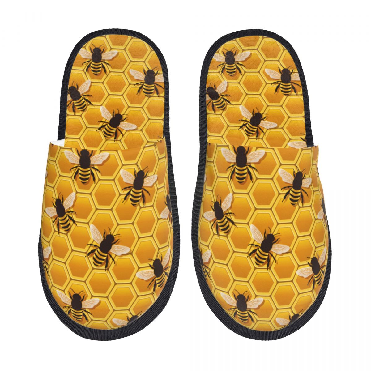 Spa & Wellness Komplex Bristol Royal * * * * - Custom Honeycomb Bees Pattern Comfort Scuff
