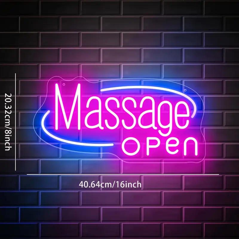 Massage Spa Open LED Neon Sign - Wellness Spa And Salon recensie en prijs