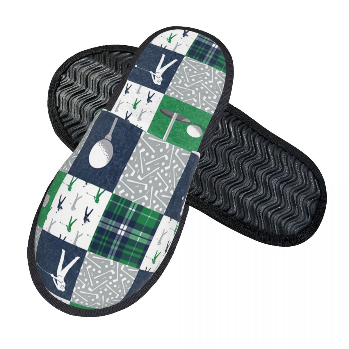 Golf Navy Plaid Guest Slippers - Spa & Wellness Komplex Bristol Royal * * * * recensie en prijs