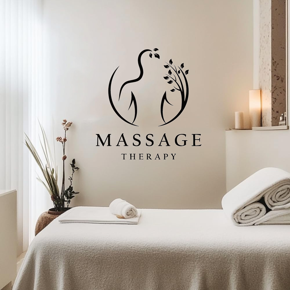 Massage Therapy Vinyl Wall Dec - Wellness Spa And Salon recensie en prijs