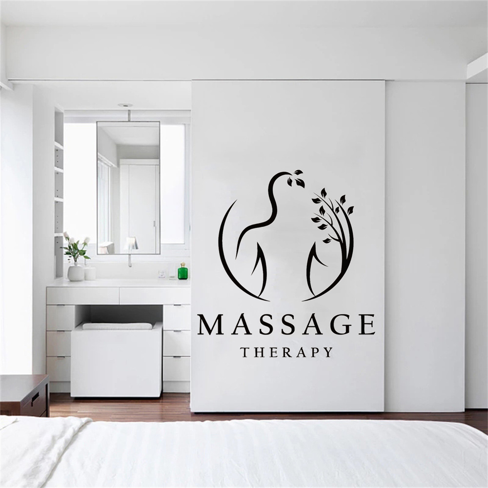 Massage Therapy Vinyl Wall Dec - Wellness Spa And Salon recensie en prijs