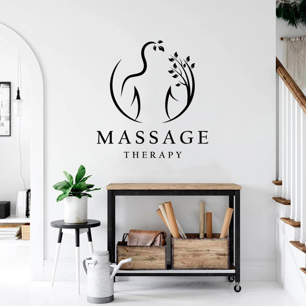 Massage Therapy Vinyl Wall Dec - Wellness Spa And Salon recensie en prijs