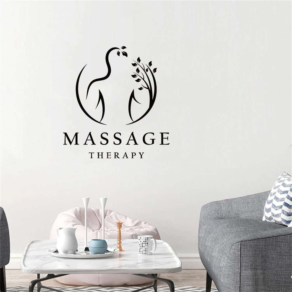 Massage Therapy Vinyl Wall Dec - Wellness Spa And Salon recensie en prijs